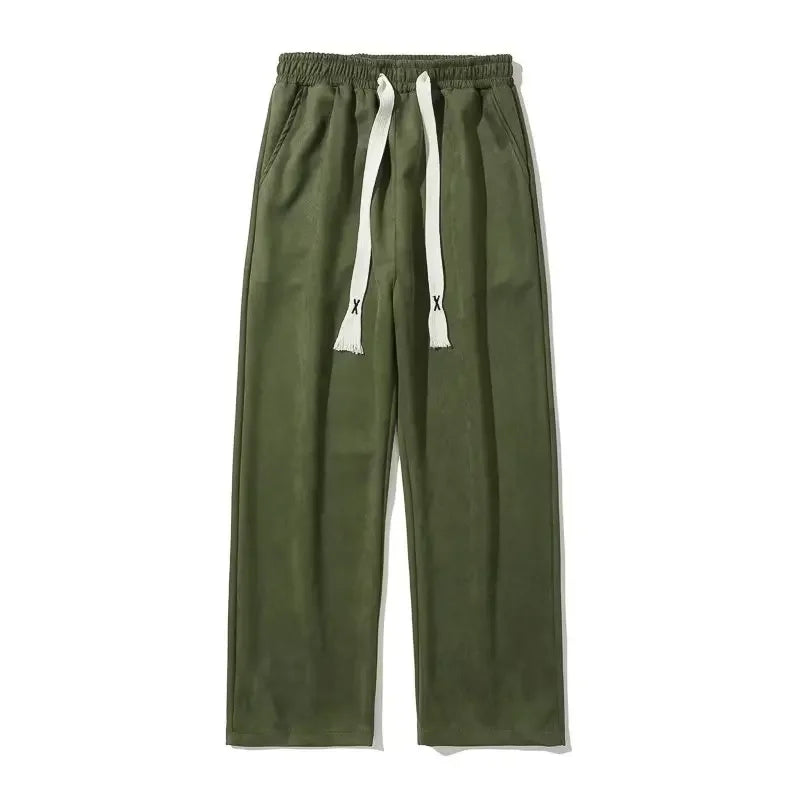 Men Casual Sweater Set Vintage Checkerboard Cardigan+Striped Long