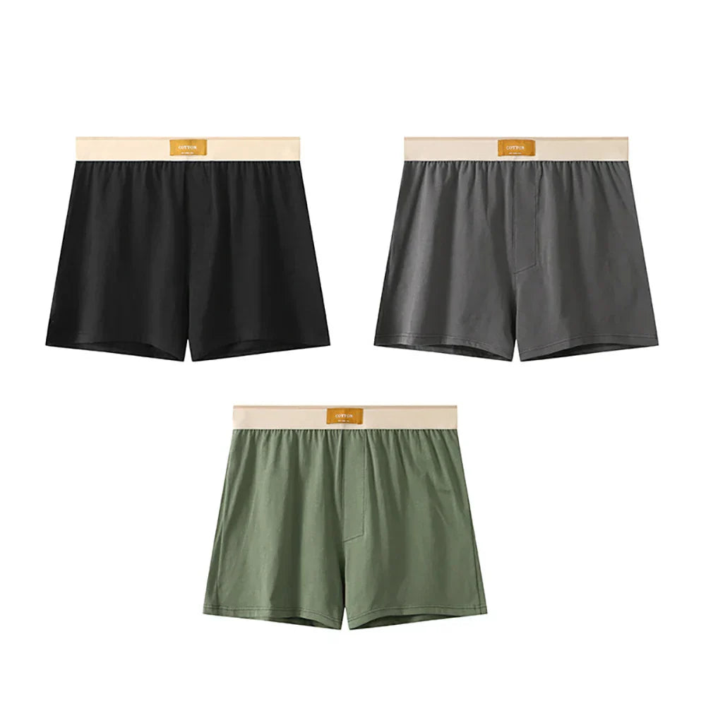 3PCS/Pack M-4XL 100% Cotton Pajama Pants Loose Big