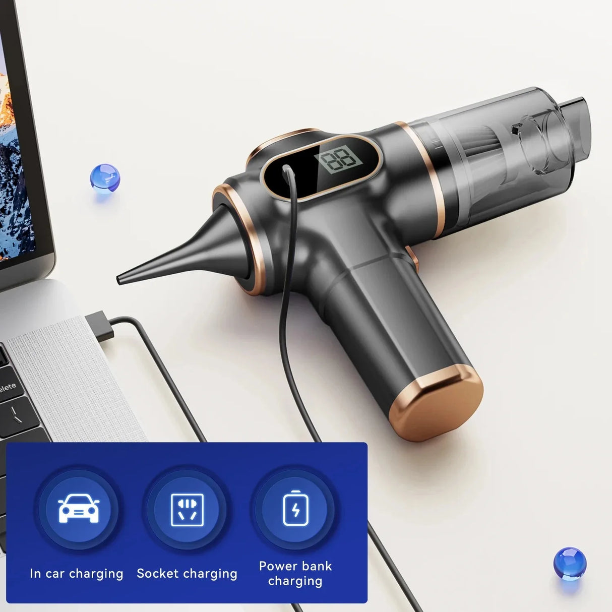 Wireless Handheld Vacuum Cleaner 120W Powerful Electric Portable
