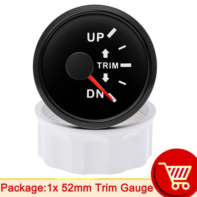 9-32V 52mm Waterproof Trim Gauge for Auto & Boat