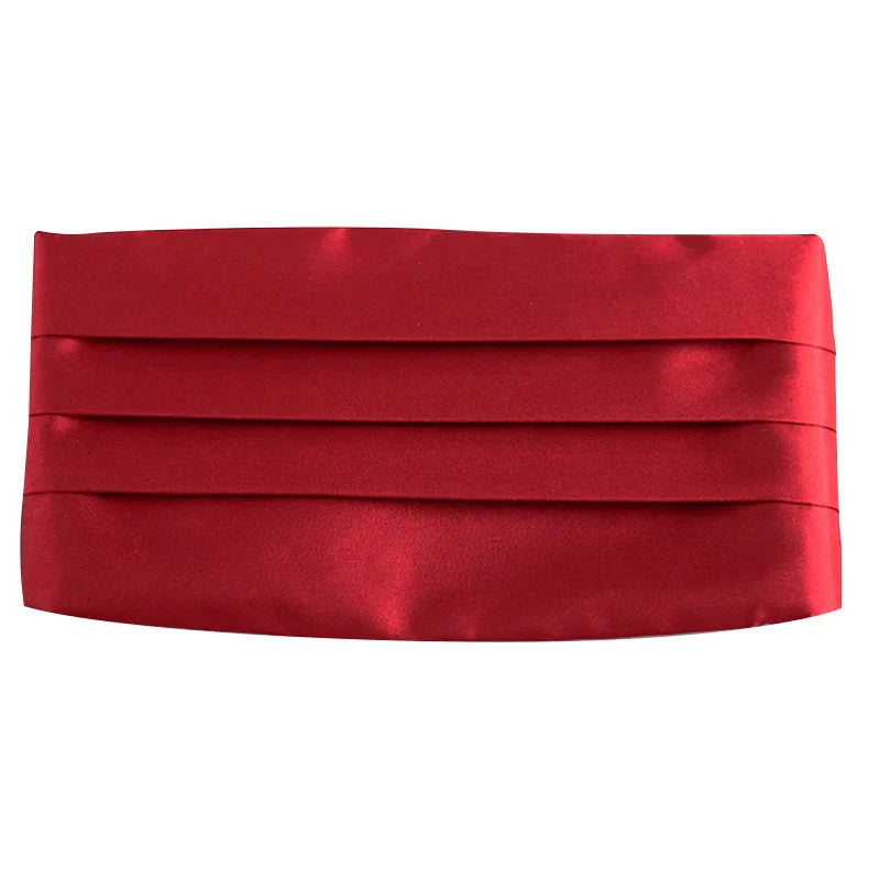 Ikepeibao Men's Classic Black Cummerbund Adjustable