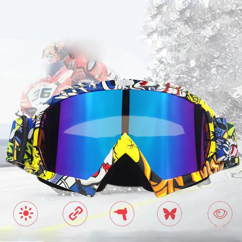 Newest Motorcycle Goggles for Men Retro Motocross Riding