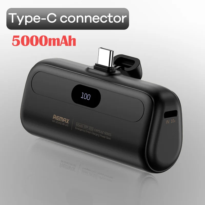 Remax Mini Power Bank 5000mAh Fast Charging for