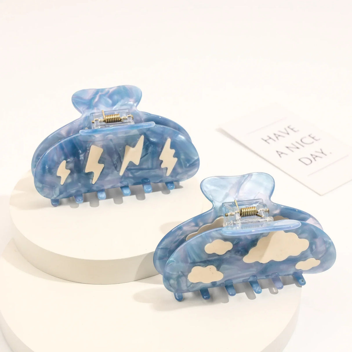 Muweordy Acetate Hair Clips Cartoon Hair Claw Clips