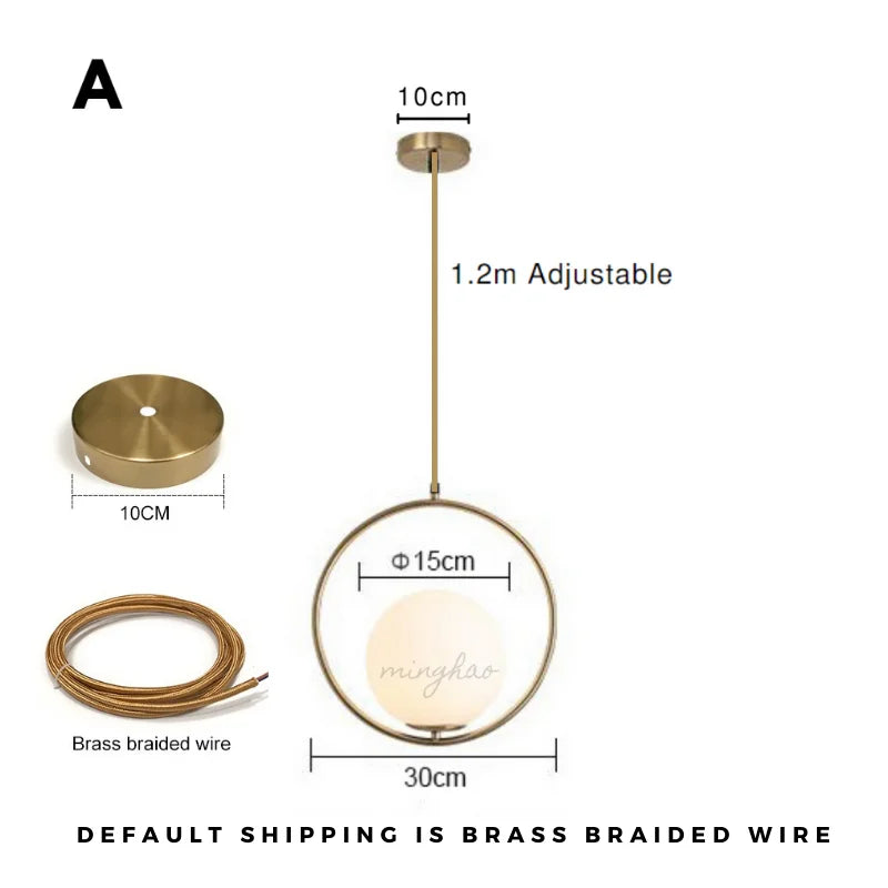 XCLuuHY Modern Pendant Light Nordic Minimalist Hanging Lamp
