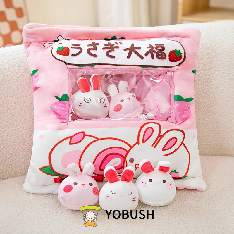 Cartoon Ramen Puff Cookie Bag Bubble Tea Plush