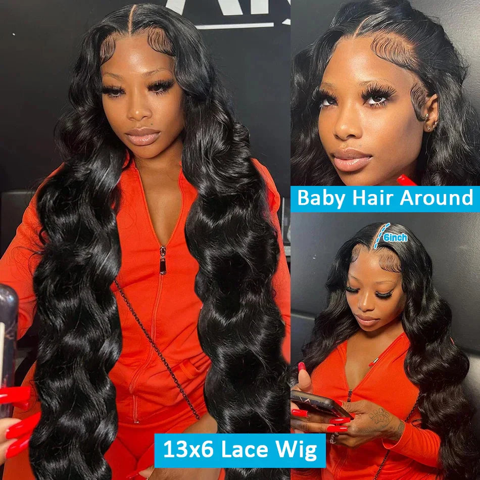 Cosdelu 13x6 HD Transparent Lace Front Wig Body