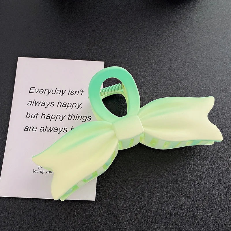 New Geometric Design 12.7CM Oversized Bow Hair Clip