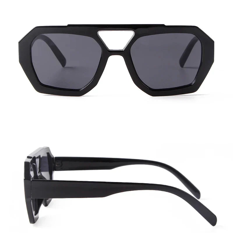 Retro Tortoiseshell Pilot Sunglasses Women Brand Designer 2023