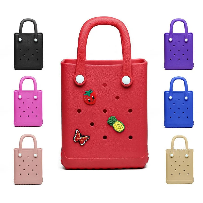 Women's Cartoon Pattern Handbags Waterproof EVA Handmade DIY