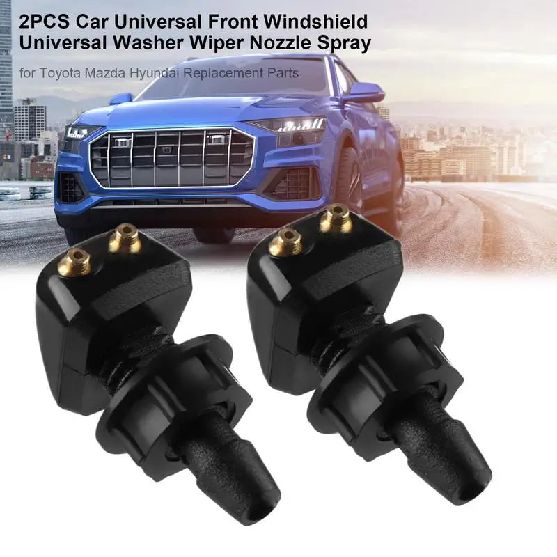 1 Pair Car Front Windshield Washer Wiper Nozzle