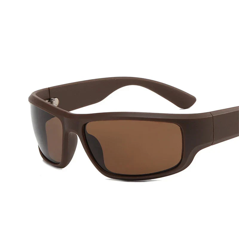 New Green Sport Sunglasses Men Women Retro Punk