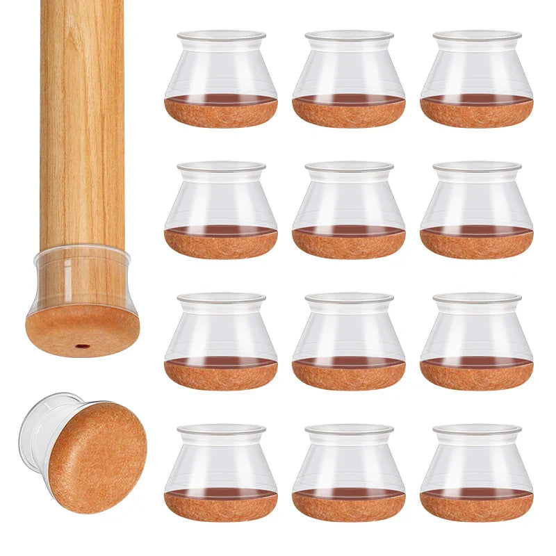 32 Pcs Chair Leg Floor Protectors for Hardwood