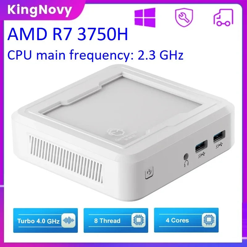 Kingnovy New Gamer mini PC AMD Ryzen 7