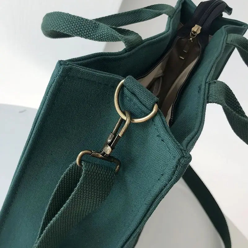 Canvas Bag Women's Large-Capacity Tote Simple Handbag Computer