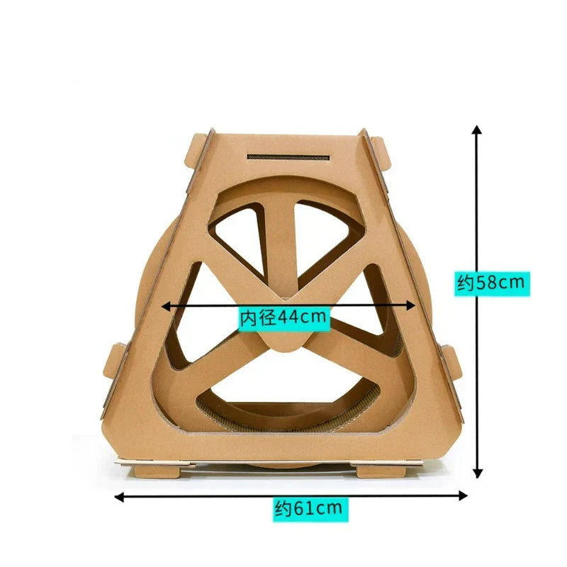 Water Wheel Ferris Wheel Corrugated Paper Cat Scratch