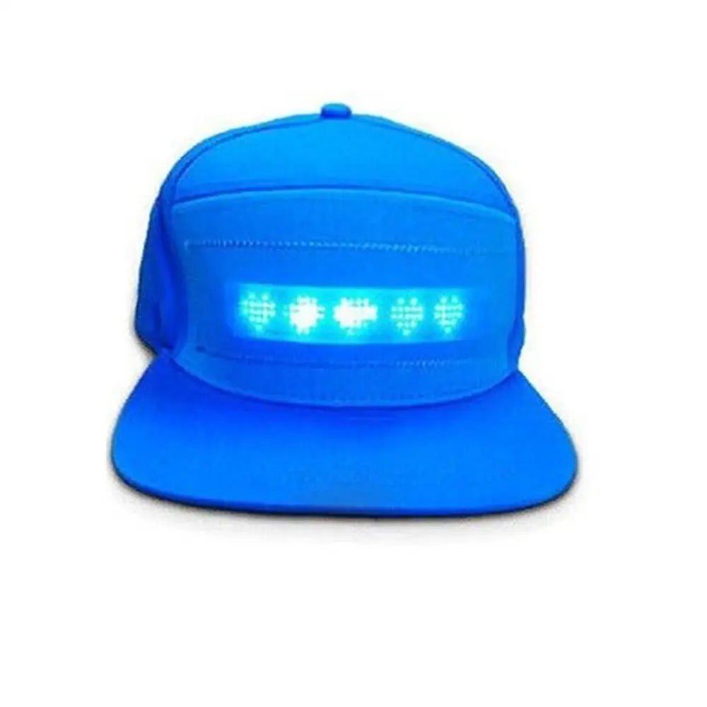 Unisex Baseball Cap USB Rechargeable Bluetooth APP Programmable