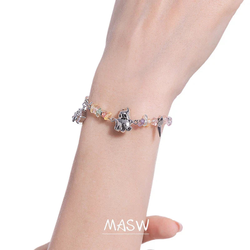 MASW Original Design Lovely Style Colorful Irregular Bead