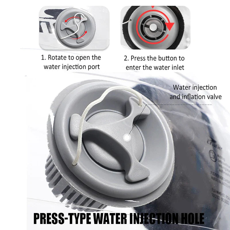 Water Filled Exercise Ball Fitness Aqua Ball Weightlifting