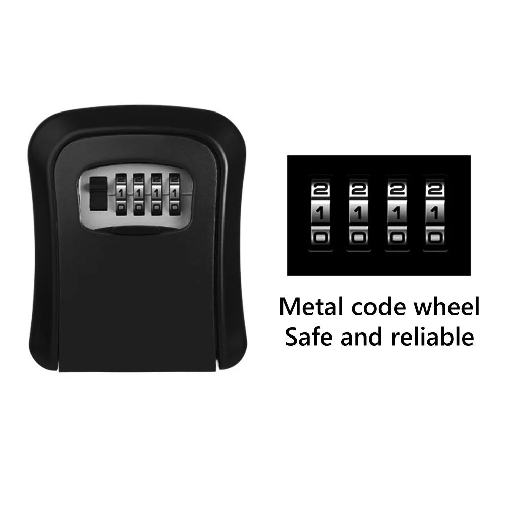Wall Mount Key Lock Box 4 Digit Combination