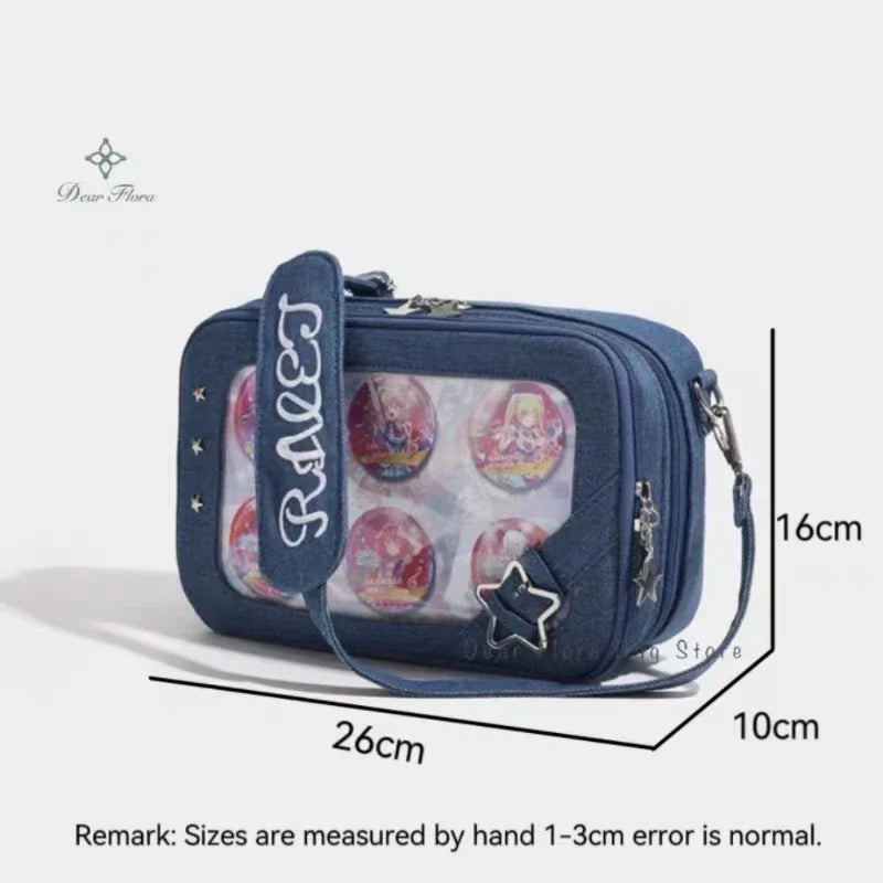 Women's Y2K Fashion Moto Style Shoulder Bag Individuality