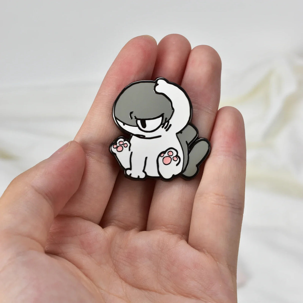 Anime Yogin Sharkitty Brooch Pins Enamel Brooches Badge