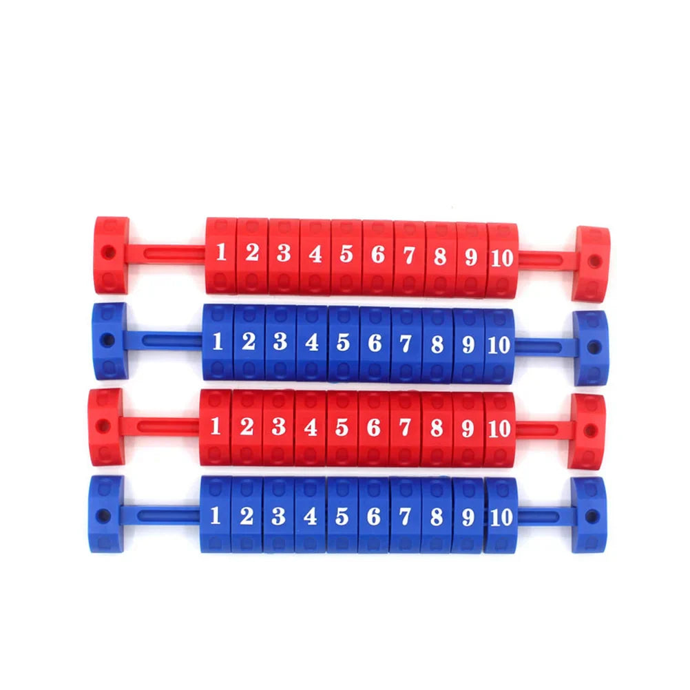 2pcs Durable Blue Red Plastic Scoring Units Counters