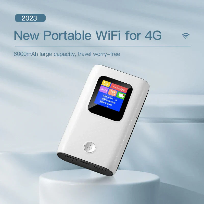 KuWfi Mobile Wifi Router 6000mAh Portable 3G 4G