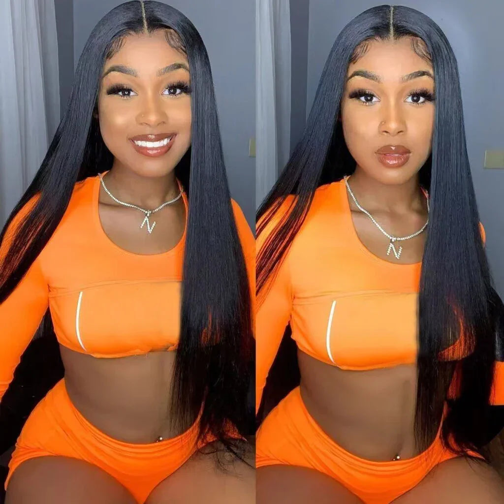 HD Lace Front Human Hair Wigs Straight 13x4