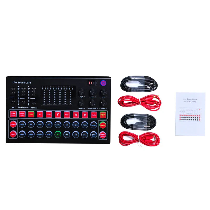 M9 Sound Card Live Broadcast Equipment Sound Card