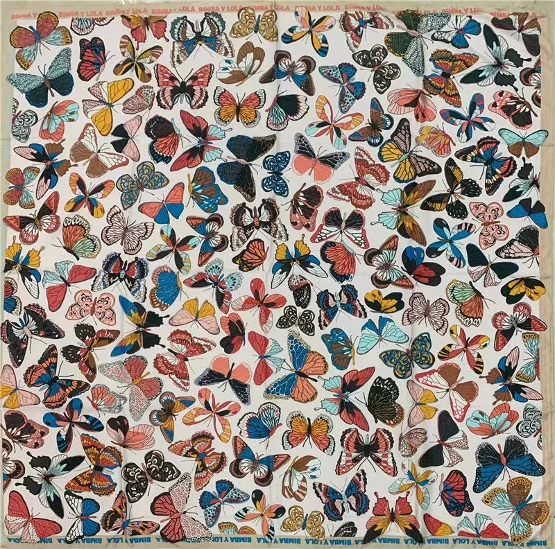 The new print pretty scarf handkerchief (A variety of color patterns)