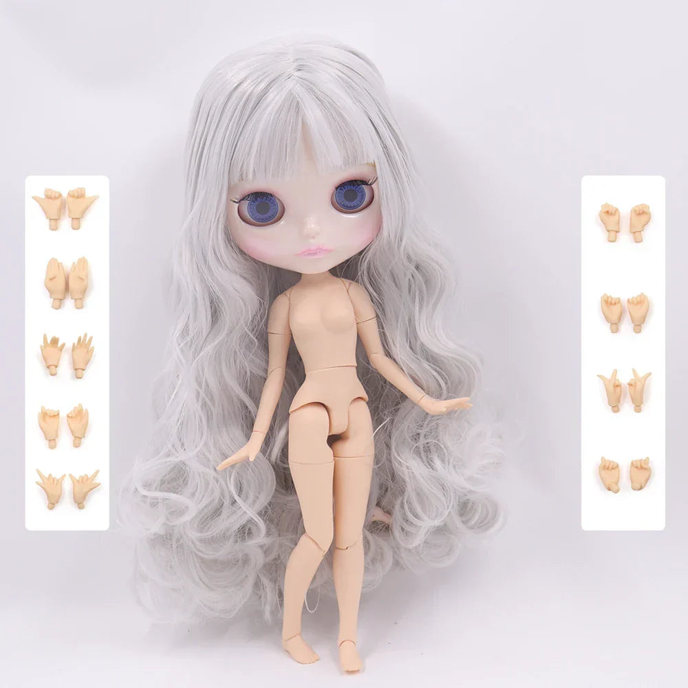 ICY DBS Blyth Doll 1/6 Joint Body 30CM BJD toys Natural shiny face with extra hands AB DIY Fashion Dolls girl gift