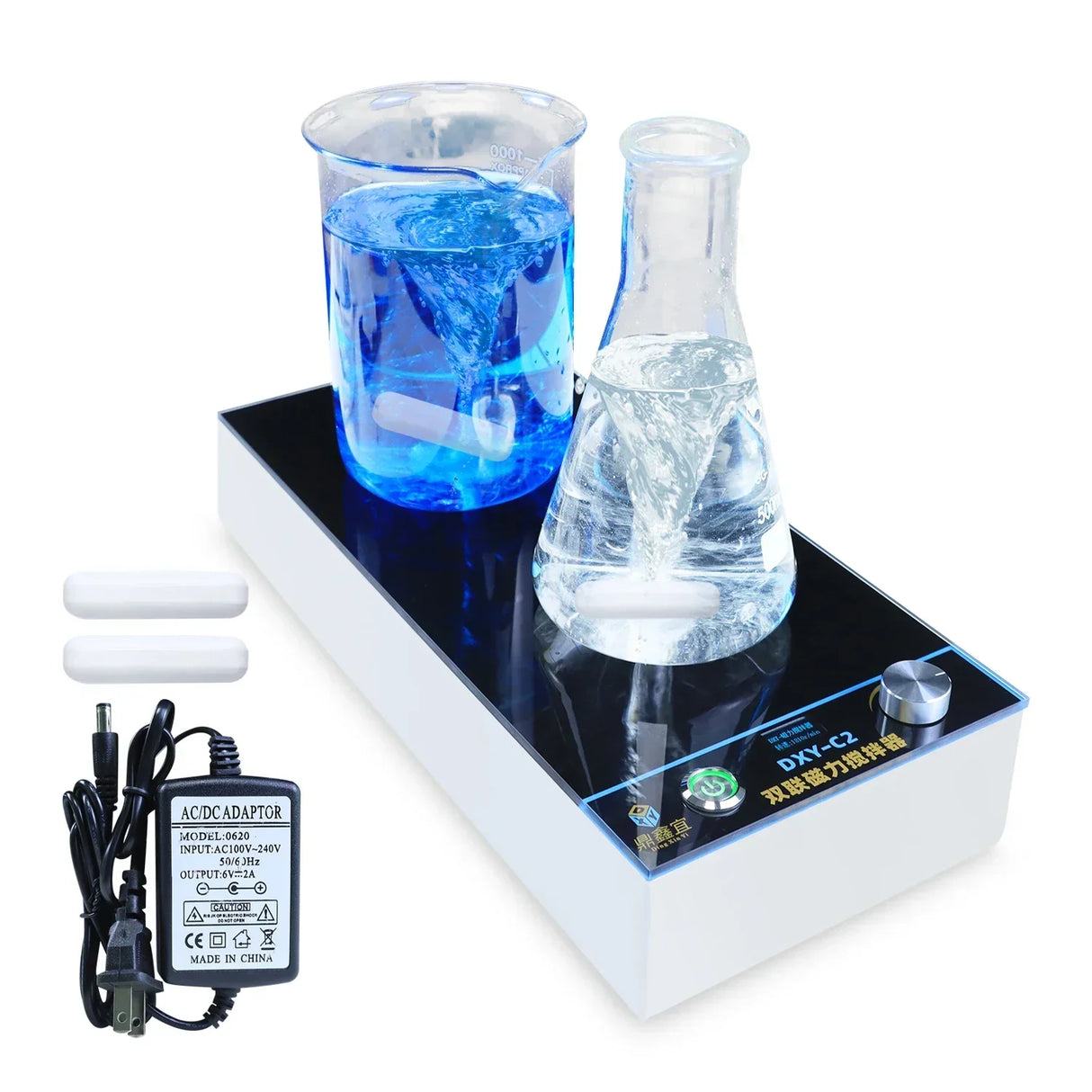 Digital Anti-dry-burning Magnetic Stirrer Mixer Laboratory 2000rpm Adjustable
