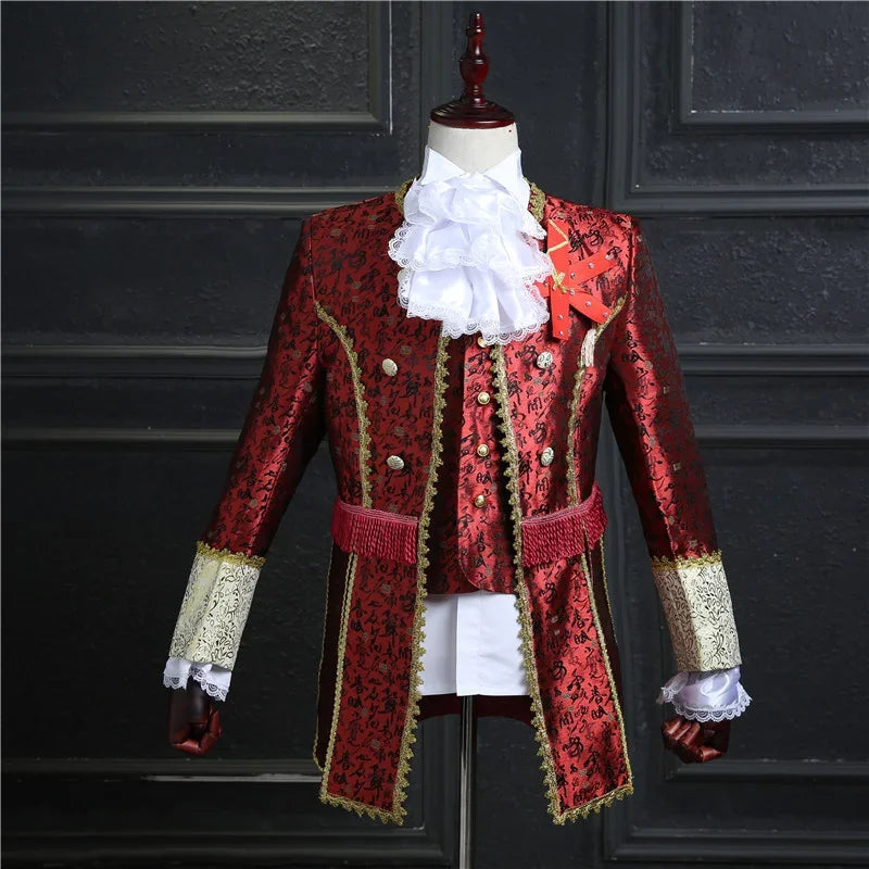 European style palace uniform princes mens clothing South