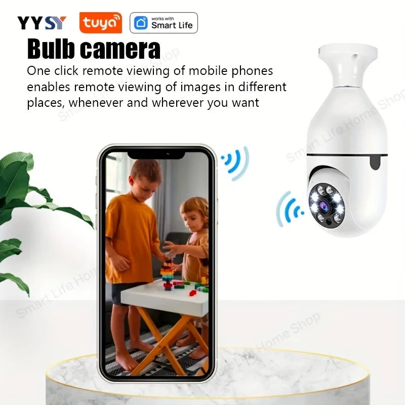 Tuya Smart Home 2.4G E27 Bulb Wifi Surveillance