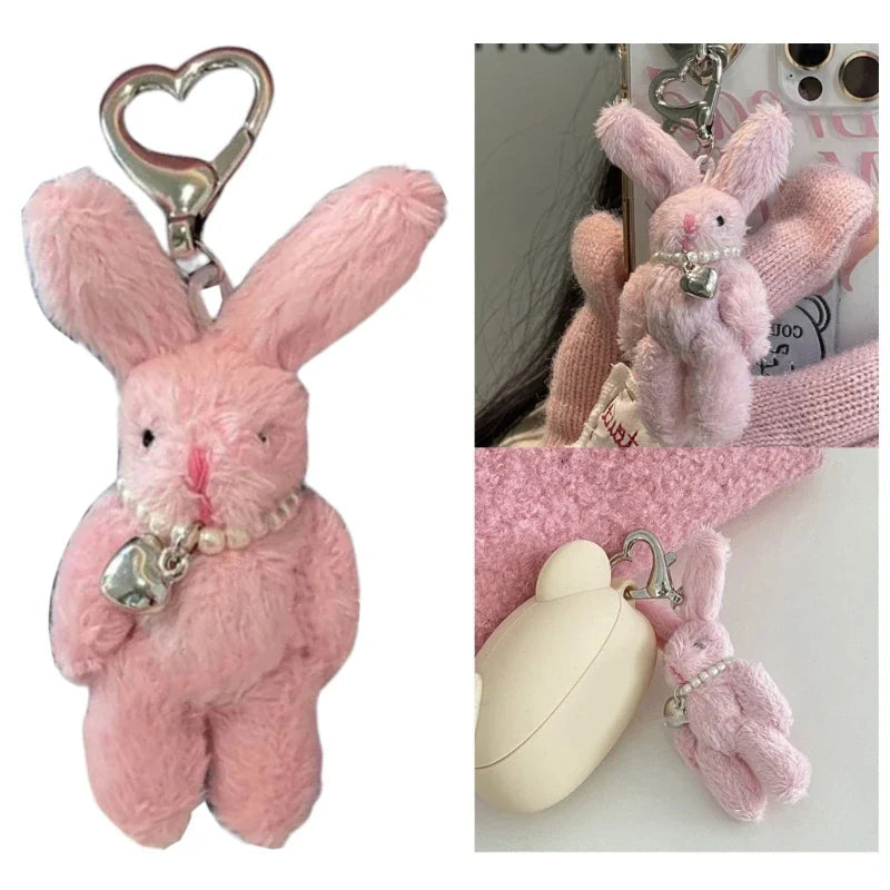 Bunny Heart Phone Chain Korean INS Punk Cute