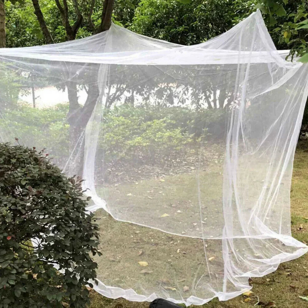 Outdoor Large White Camping Mosquito Net Travel Portable