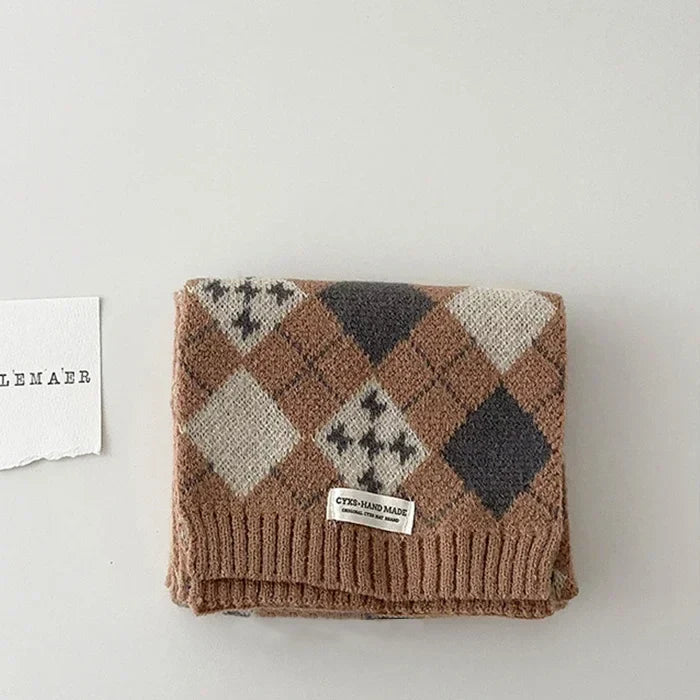 Kids Plaids Scarf New Autumn Winter Boys and