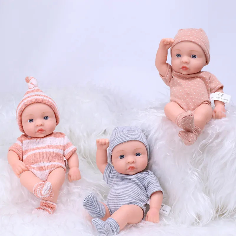 20CM Reborn Baby Doll Toddler Real Soft Touch