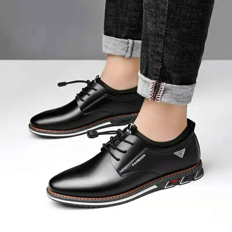 2021British Casual Single Shoes Leather Shoes Formal Shoes
