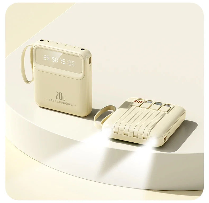 Portable Power Bank 20000mah Big Capacity Fast Phone