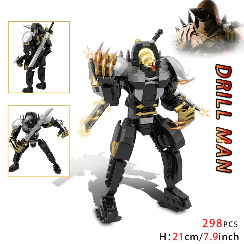 Moc Skibidi Toilet Builing Blocks Toy Titan Clock
