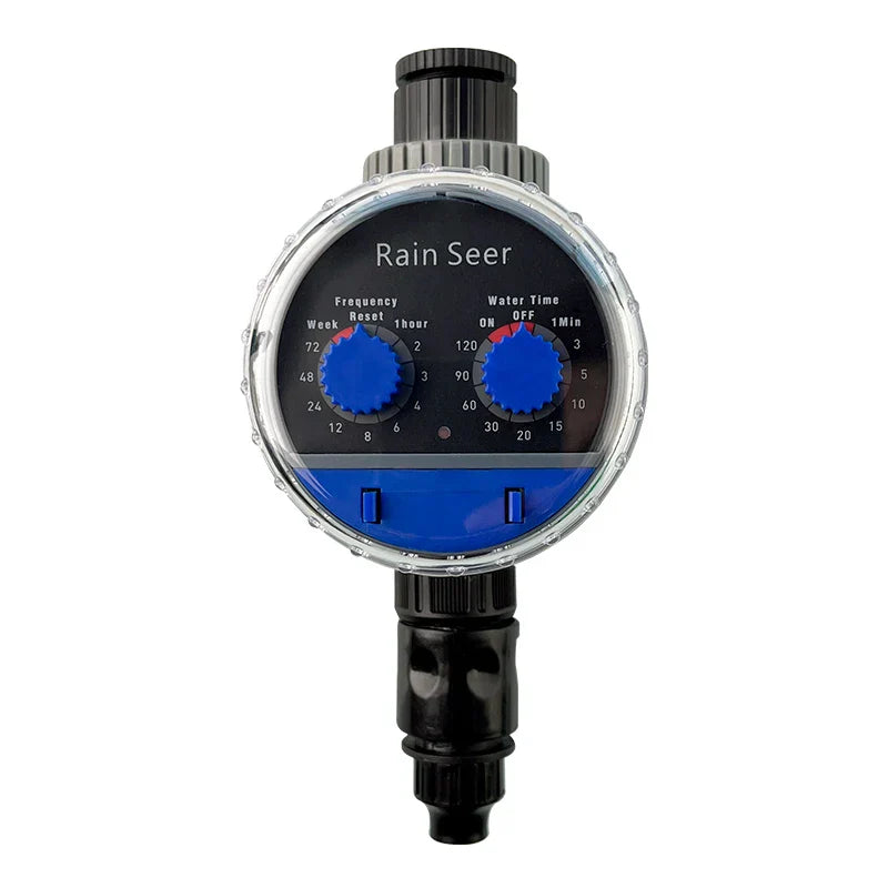FUJIN Double-Dial Water Timer Home Garden Ball Valve