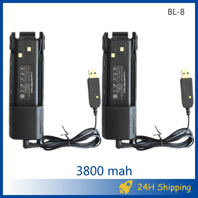 Baofeng UV 82 Battery BL-8 Walkie Talkies Ham