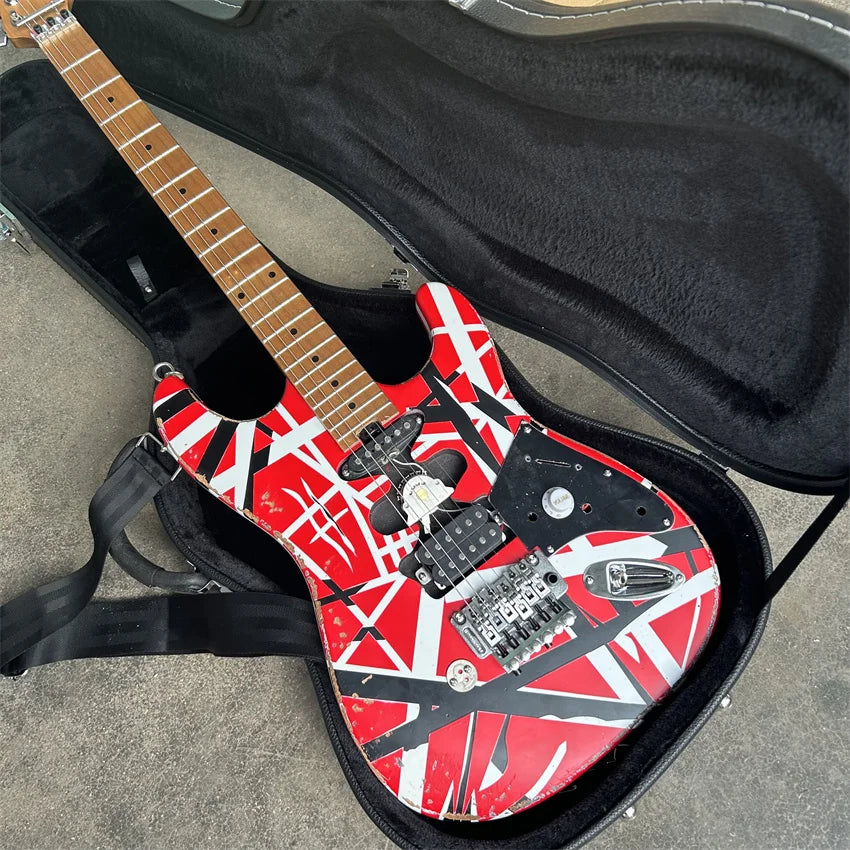 STOCK Edward Eddie Van Halen Heavy Relic Red