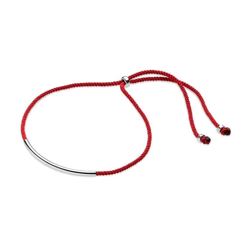 La Monada 16cm 925 Sterling Silver Red Rope
