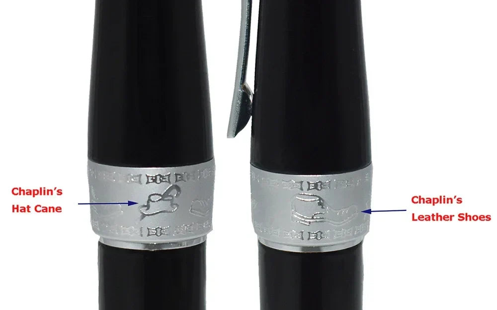 Duke 2009 Black Fountain Pen Memory Charlie-Chaplin Big
