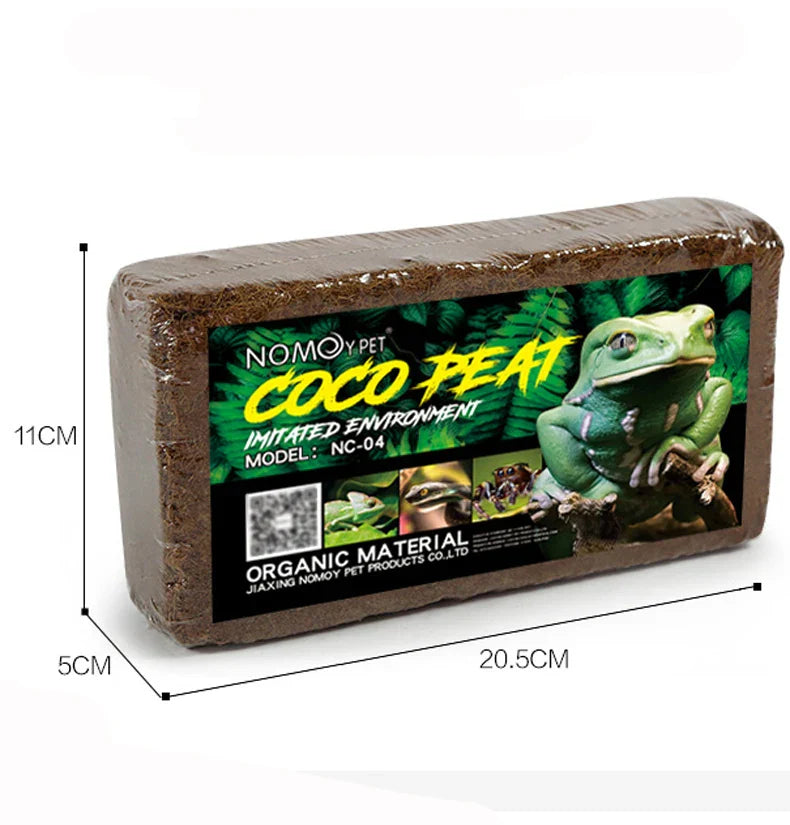 Tortoise Reptile Bedding Soil 650g Reptile Coconut Soil