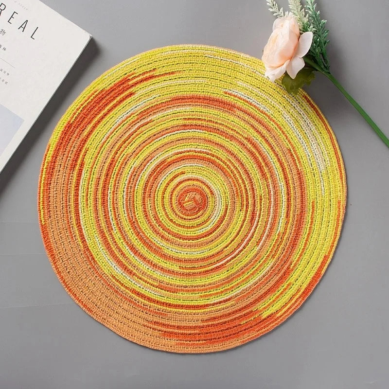 6/8 pcs Table placemats for table mat Ramie