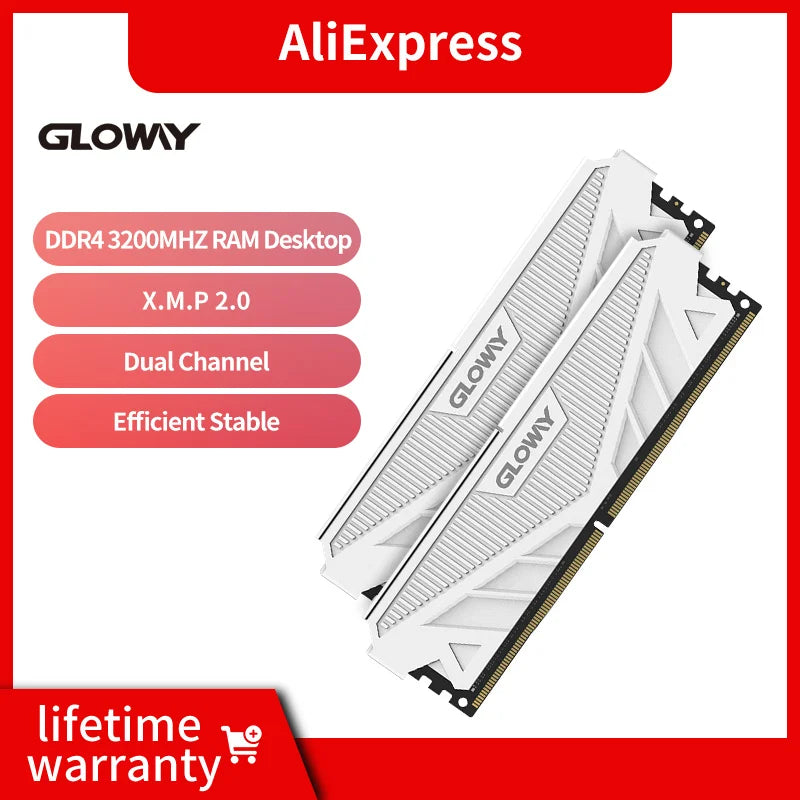 Gloway memoria ram ddr4 8gb 16gb 3200mhz 3600mhz